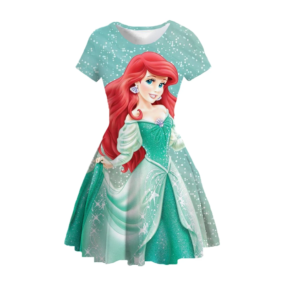 

Disney Princess Series Princess Dress For Summer Toddler Kids Dresses For Girls Clothes Children Casual Birthday Party Costume