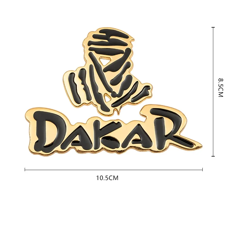 

3D металлическая эмблема, Стайлинг автомобиля, наклейки на хвост внедорожника, наклейки для Bmw Audi Accord Outlander Cadillac Volvo Dakar, значок Rally Racing