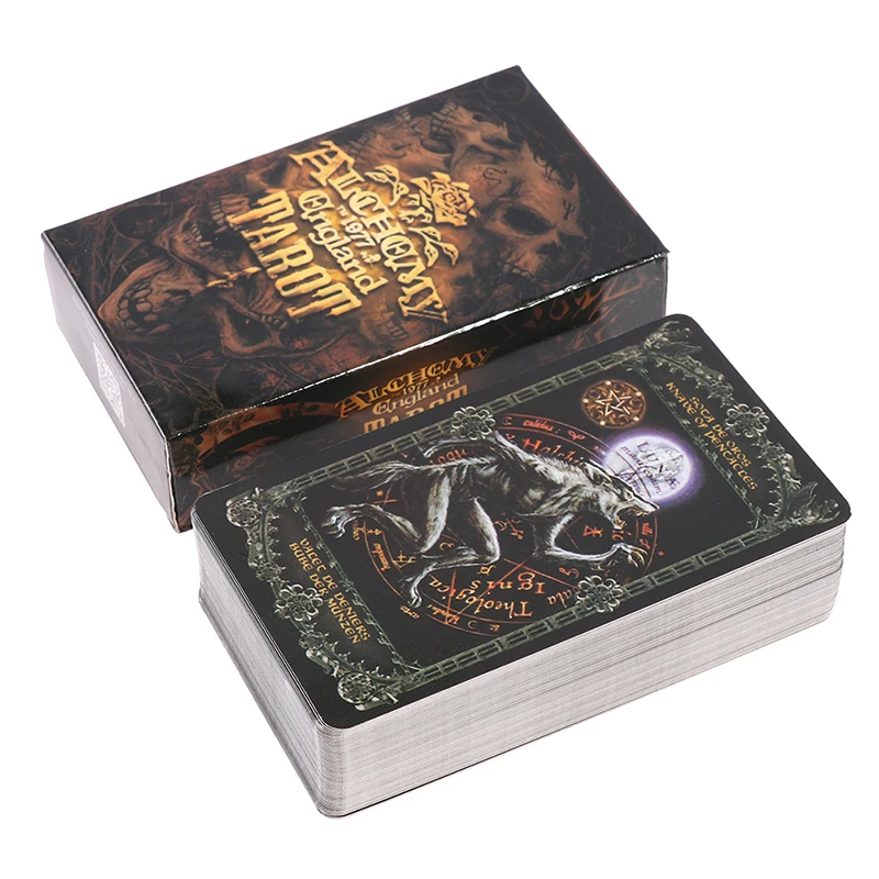 78 шт. настольная игра с картами-Таро и Алхимия английский испанский французский