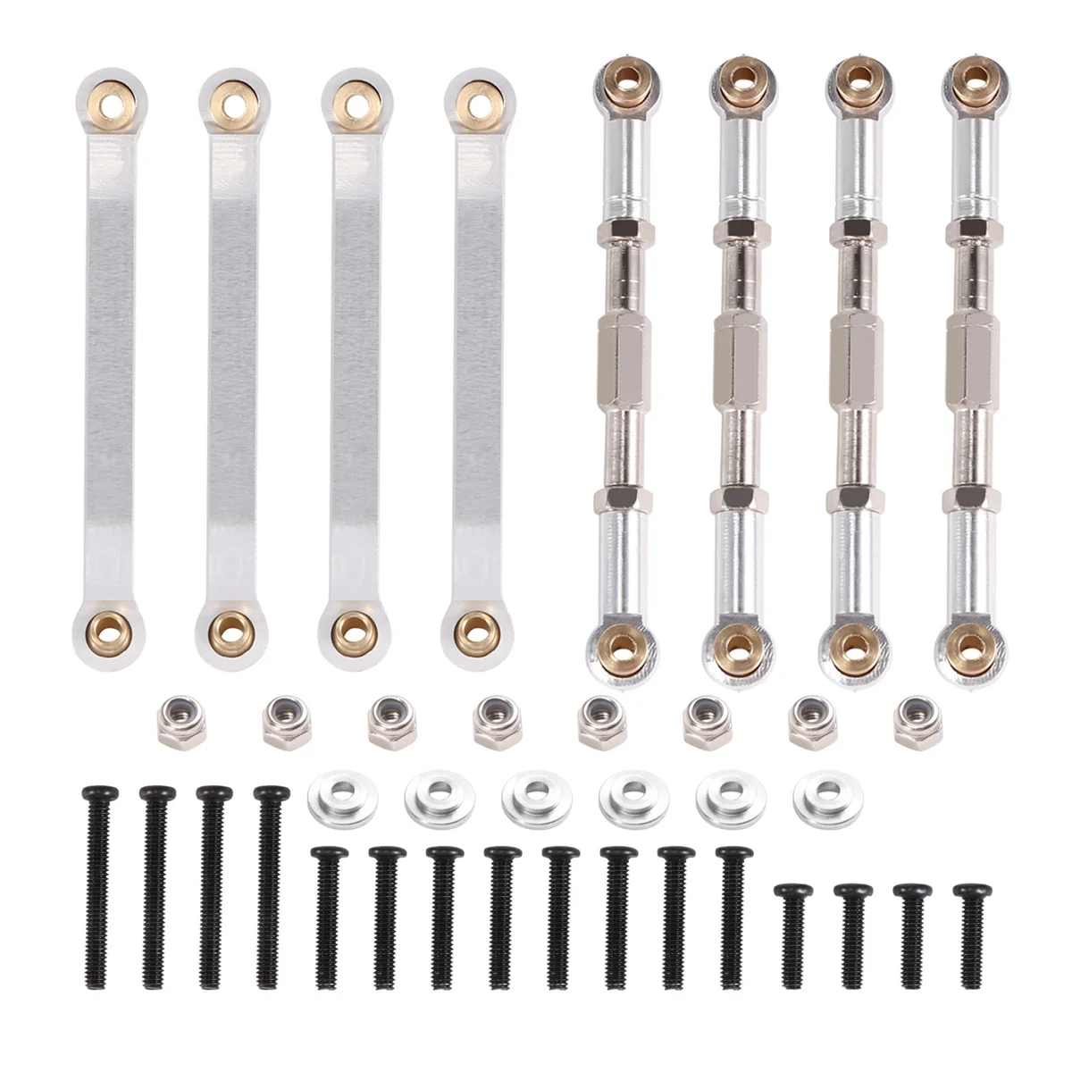 Металлическое шасси тяги звено подвеска тяга стержень для MN D90 D91 D96 D99 D99S MN90 MN99S 1/12