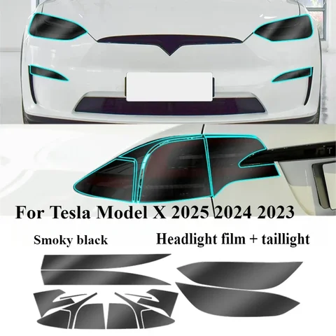 Для Tesla Model X 2025 2024 2023, защитная пленка PPF, аксессуары, интерьерная прозрачная навигационная панель из ТПУ, центральная консоль