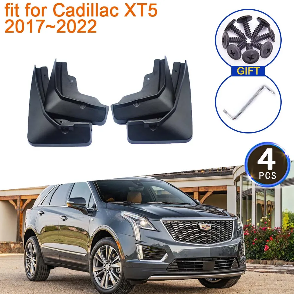 

Брызговики для Cadillac XT5 2017 ~ 2022 Аксессуары 2018 2019 2020 2021 Брызговик Расширитель крыла Передние задние колеса 4x