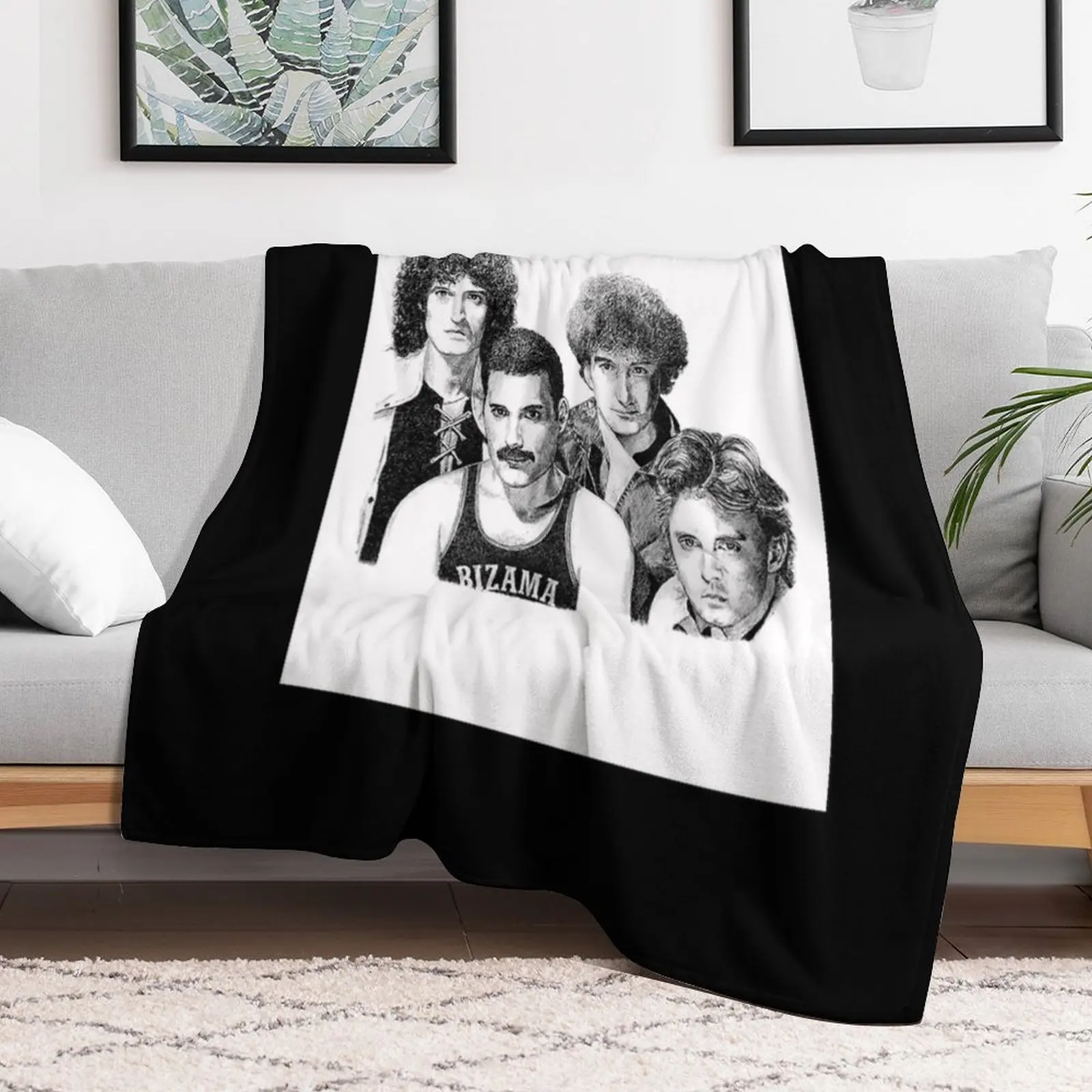 Группа футболок белая футболка группы queen _ от quardo плед одеяло фланелевые одеяла