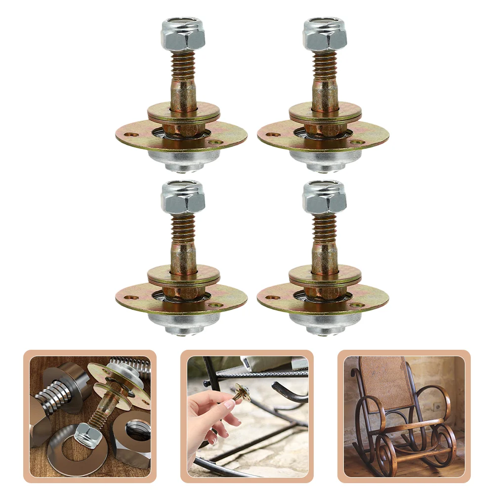

4pcs Rocking Chair Connecting Piece Rocking Chair Part M8x55mm Chair Bearing