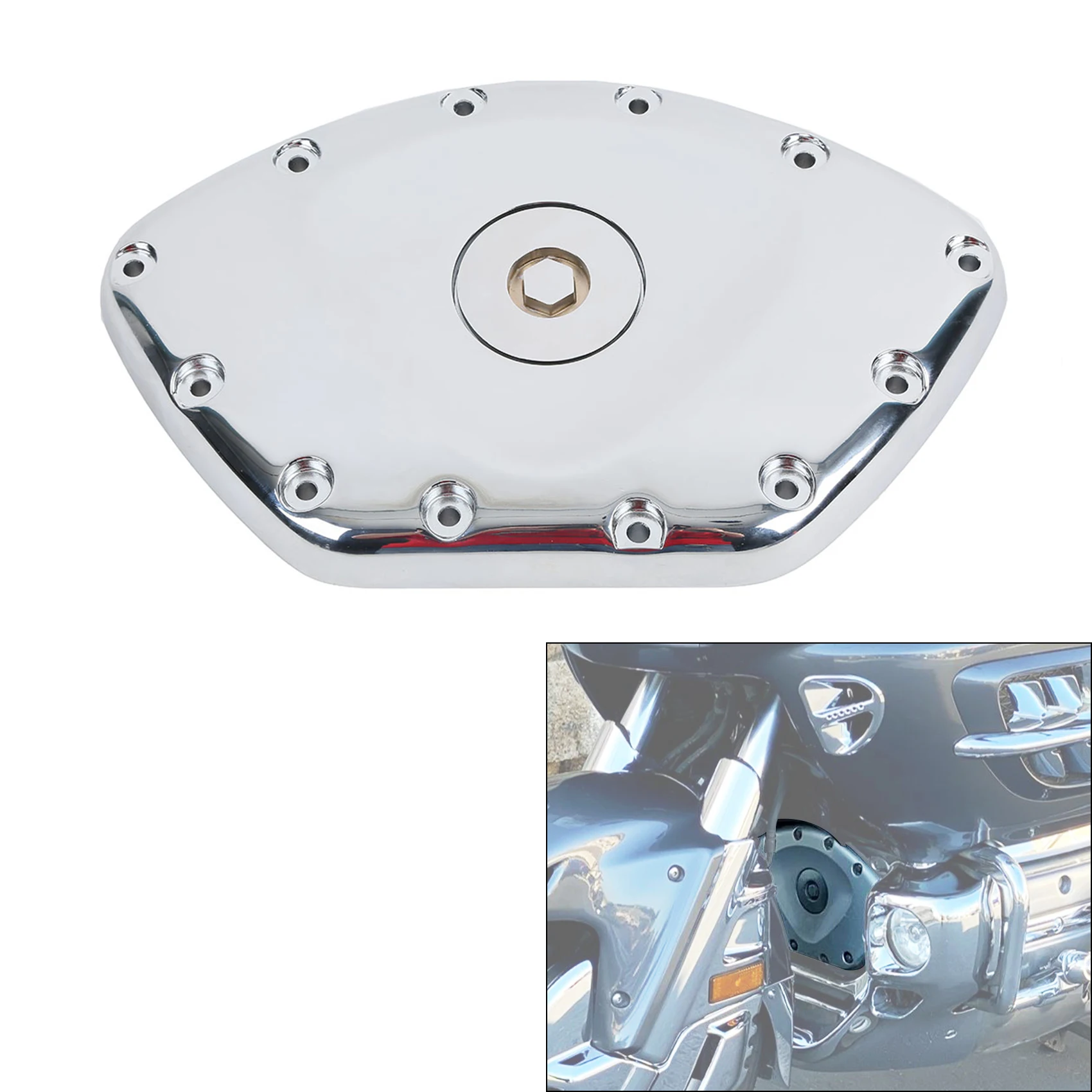 Крышка цепи ГРМ для Honda GL1800 Goldwing 2001-2013 2012 2011 2010 2009 2008 2007 2006 2005 2004 2003 2002 мотоцикл