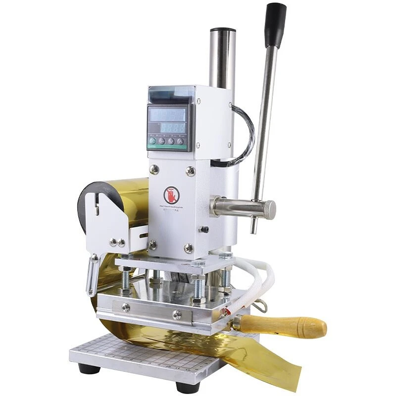 

Mini Digital Hot Foil Stamping Machine Gold Silver Foil Automatic Digital Leather Logo Embossed T Slot Hot Stamping Machine
