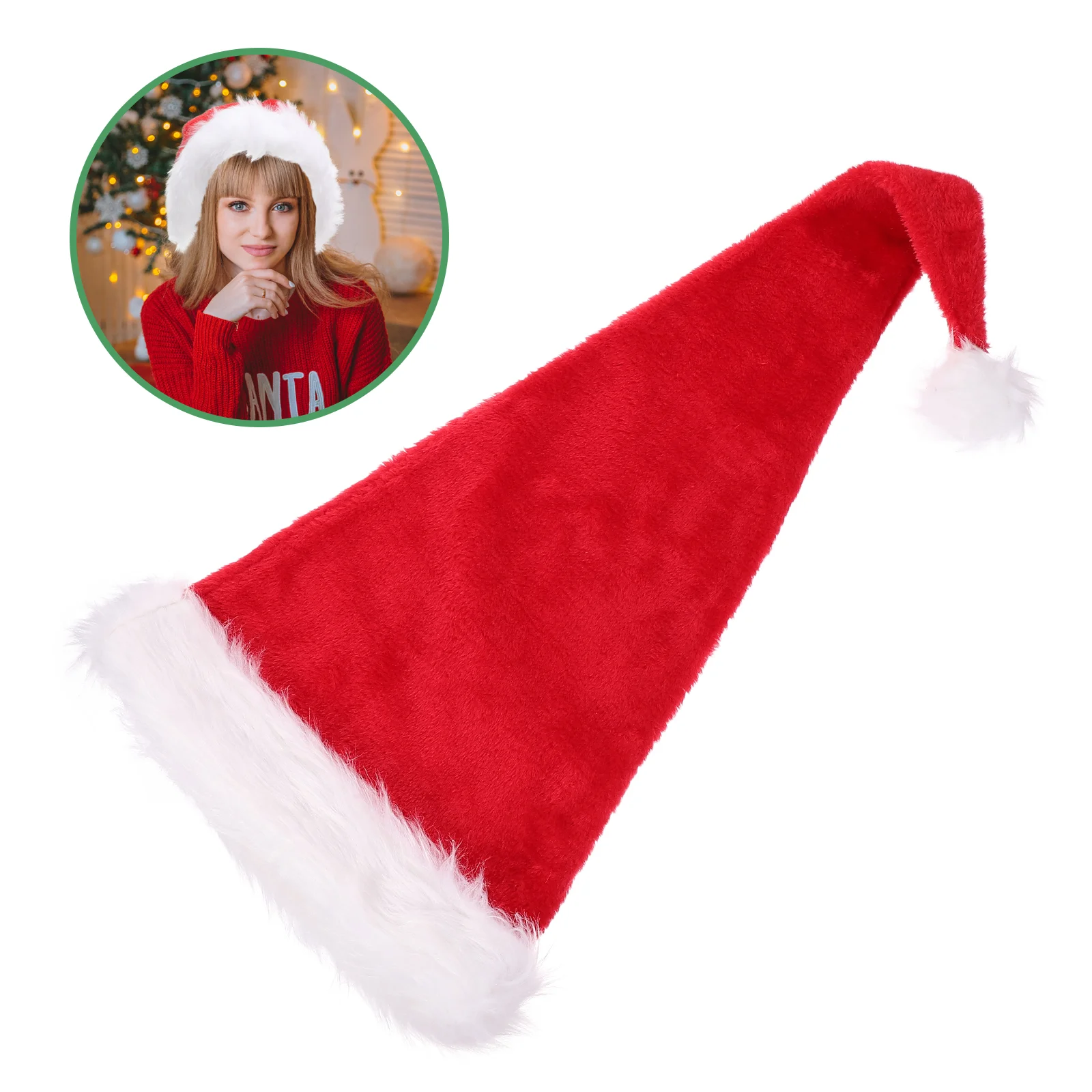 Шляпа Санта-Клауса костюмы эльфа шапки Хэллоуин праздник гном пряничный ребенок
