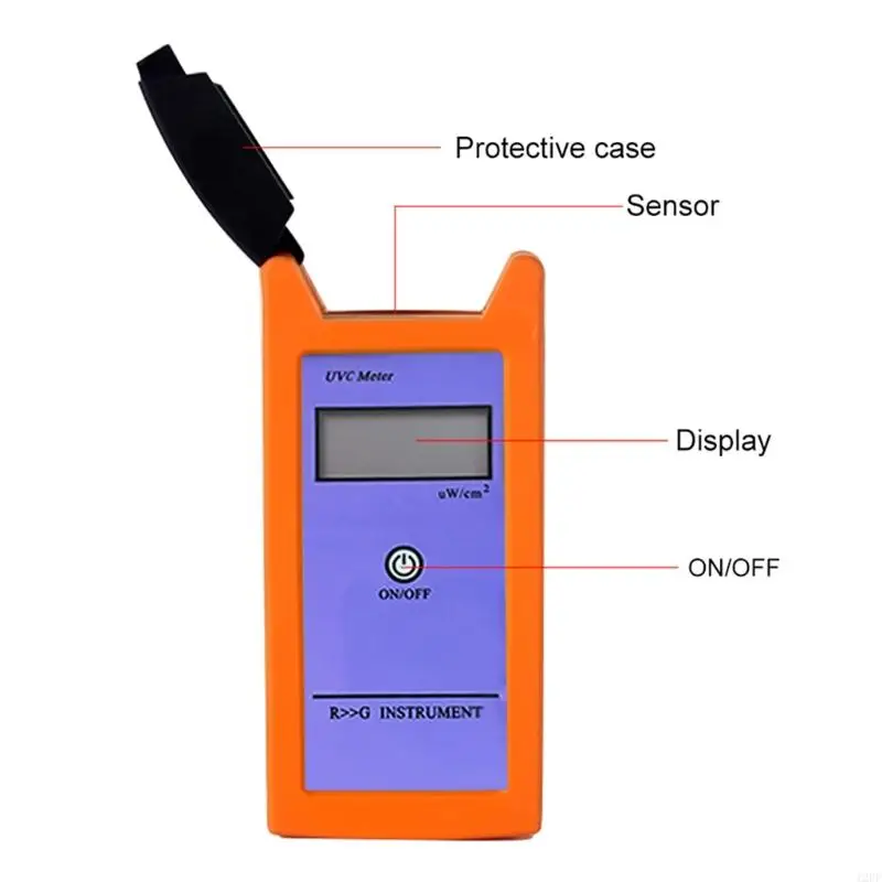 Фото 12pf Цифровой RGM UVC Smight Meter Spectrum 220-280NM UV-радиационный измерение измерение Высокое точное ультрафиолетовое №2