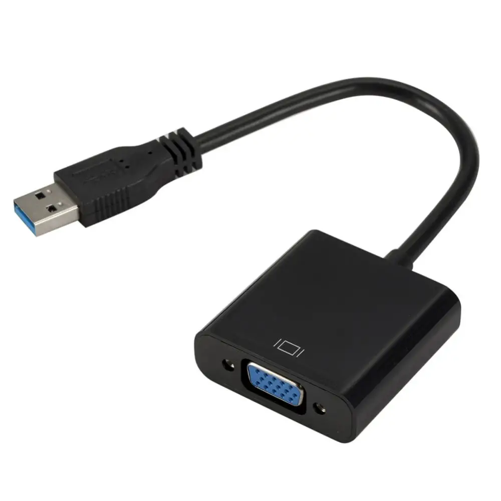 USB 3.0 to 1080P VGA External Graphic Card Video Converter Adapter for Win7/8/10