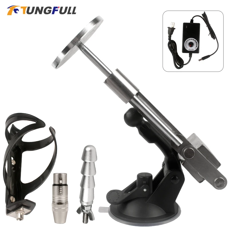 

Mini Telescopic Linear Actuator Mini High Thrust 60mm/75mm Suction Cup 3XLR Connector Small Reciprocating Mechanism Motor DC 24V