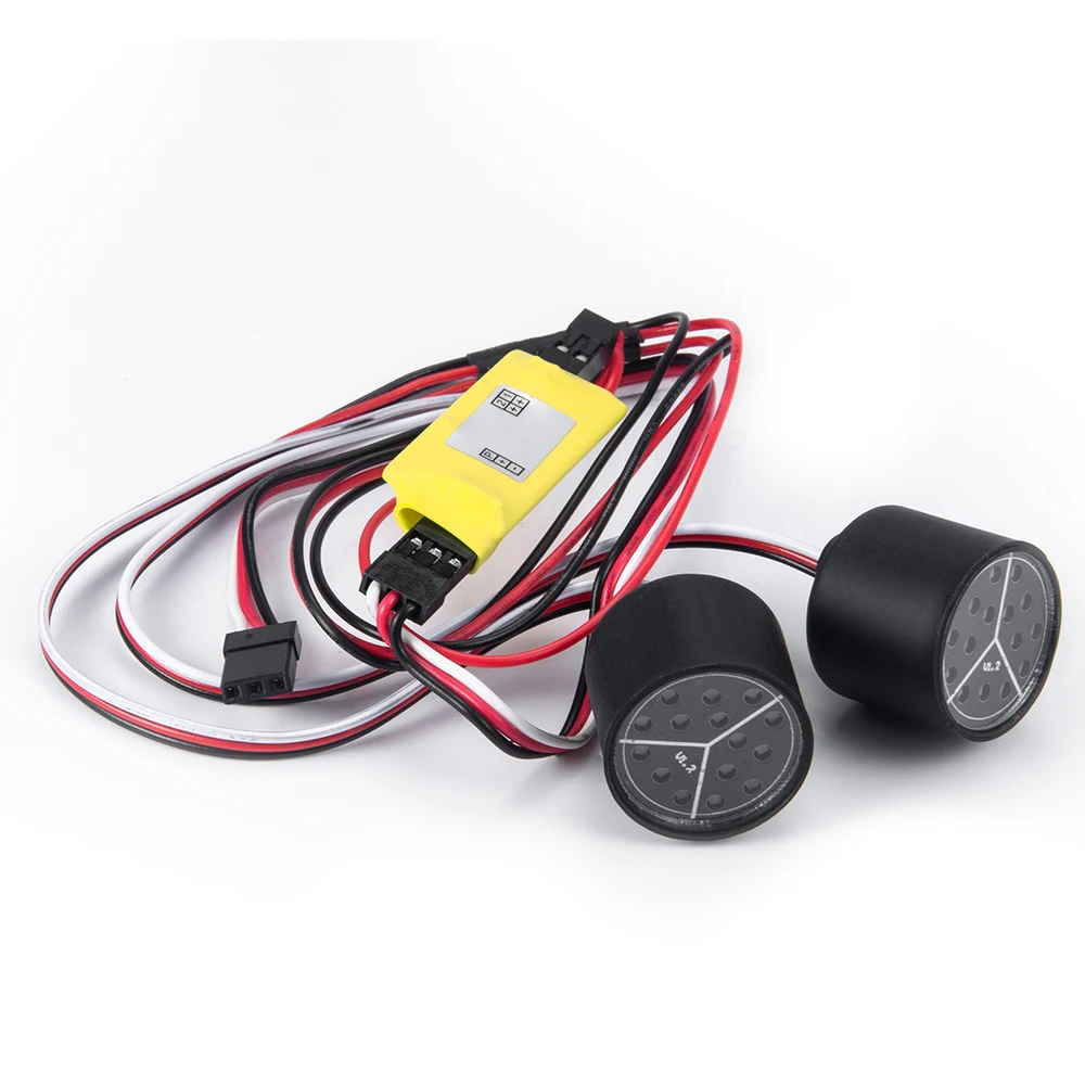 Передняя светодиодная фара MIBIDAO для осевого SCX10 III AXI03007 JEEP Wrangler AXI03006 Gladiator 1/10