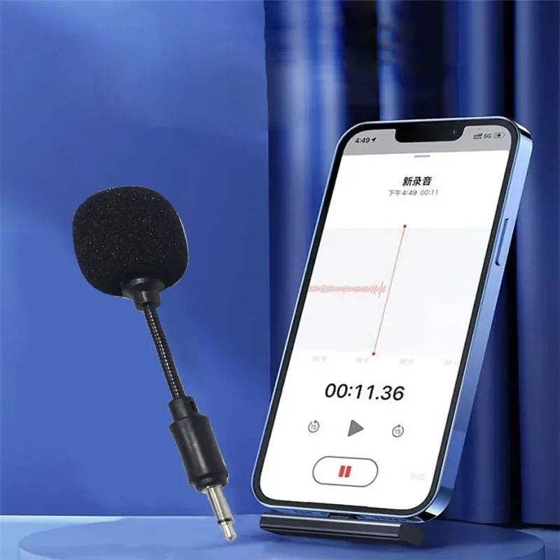 2 шт. мини-3 5 мм гибкий емкостный микрофон игровая гарнитура мини HD голосовой