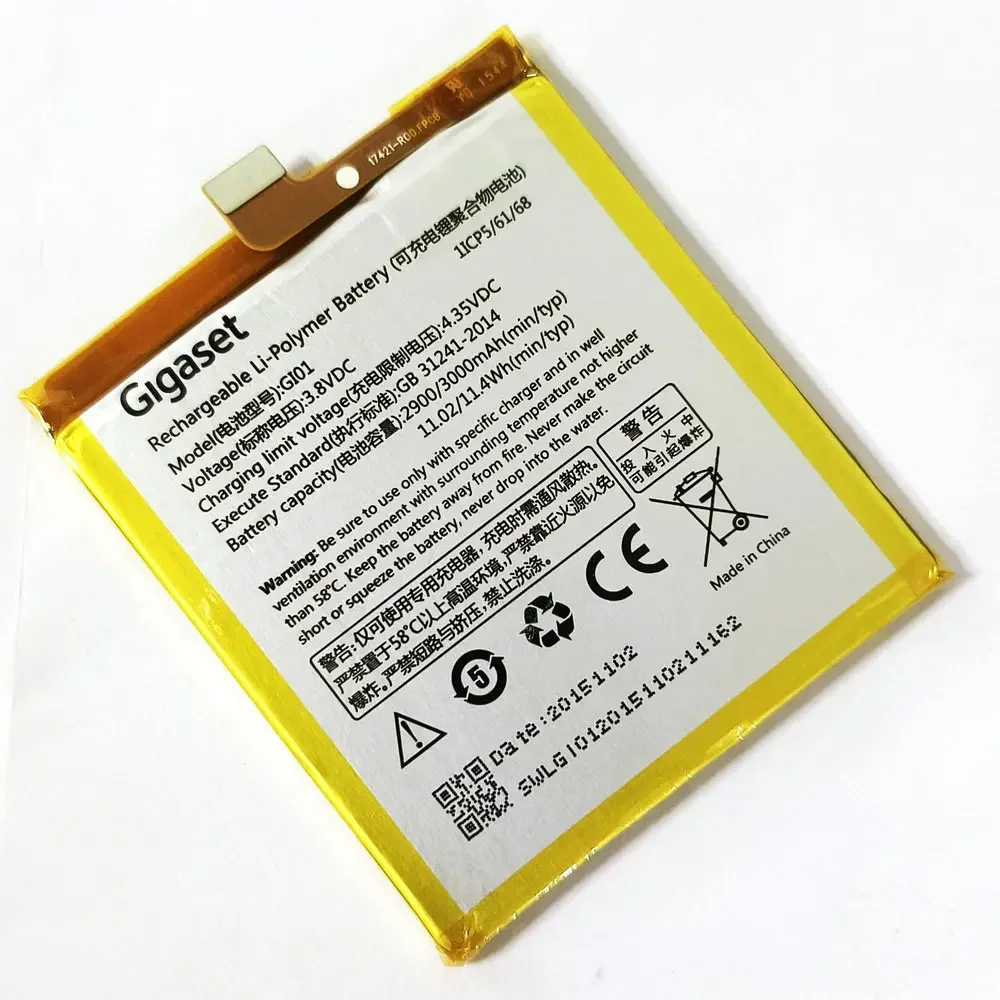 Новый аккумулятор 3 8 V 3840mAh GI01 для Gigaset ME FCB GS55-6 GS55-6me