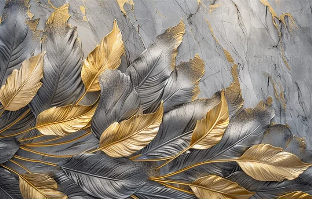 

Обои Beibehang шелковые классические с золотом и цветами для дома