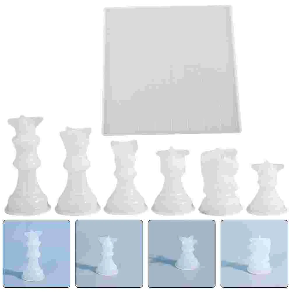 

Chess Mold DIY Supply Craft Molds Pieces Board International Accessory Mould Silicone Kit
