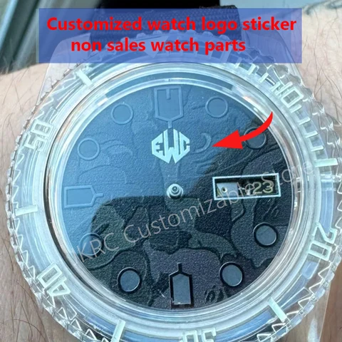 Персонализированная металлическая наклейка для циферблата
