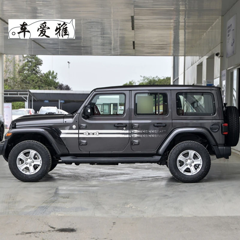 

Car Stickers For Jeep Warngler rubicon jk 2007-2018 Car Decals Side Body Off Road Climber Graphic Vinyl Cool Sticker Customized