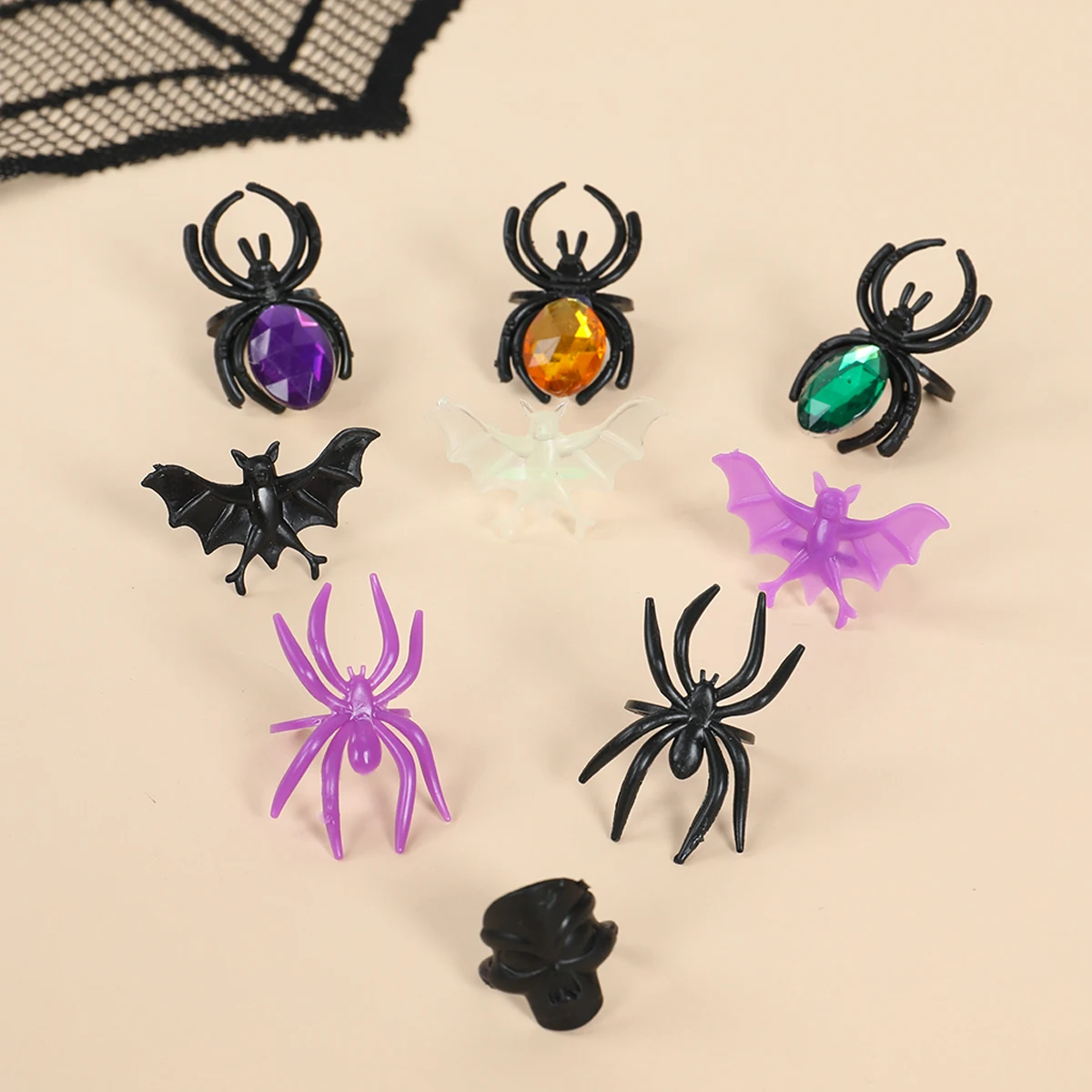 50 шт. новинка Хэллоуин пластиковые драгоценные камни искусственные игрушки для