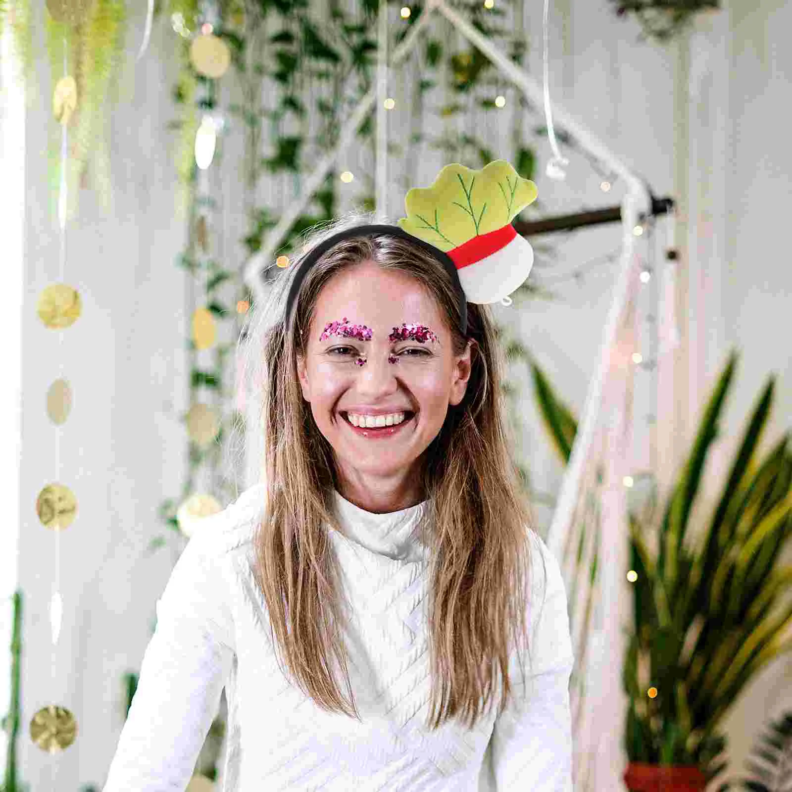 

Vegetable Headband Party Cartoon Men Headband Children Kids Performance Hairband Accessory Adorable Lovely