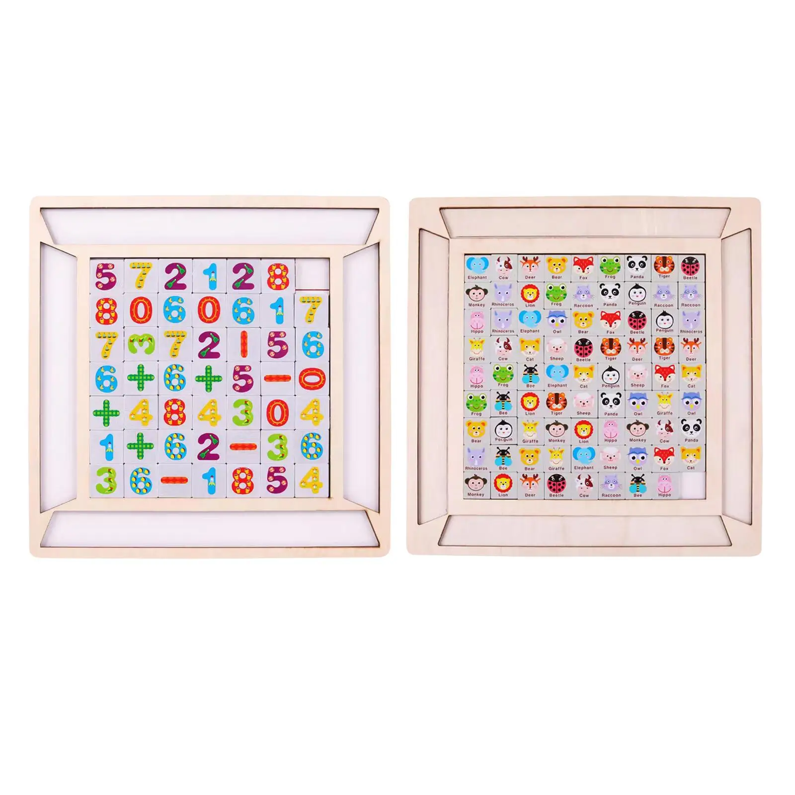 

Children Matching Game Blocks Toy Educational Toy for Ages 3+ Kids Toddler