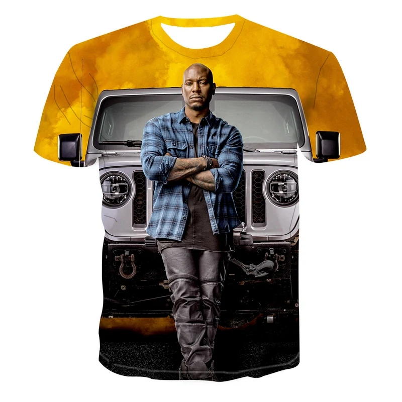 

2023 Summer 3D Print t shirt men Truck graphic t shirts Fashion Casual Personality Breathable Trend hip hop Streetwear Tees