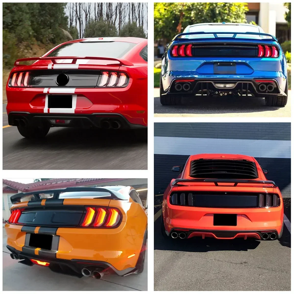 Новинка Автомобильный задний спойлер для багажника губа удлинитель губ Для Ford