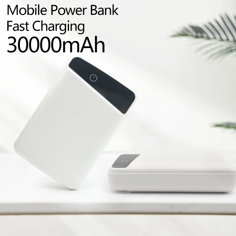 

Портативный внешний аккумулятор на 30000 мАч для Android