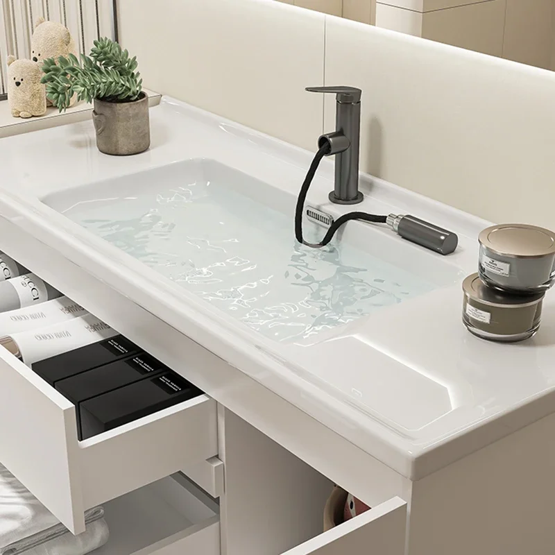 Шкаф для раковины мебель ванной комнаты угловой закрытый шкаф хранения в туалете