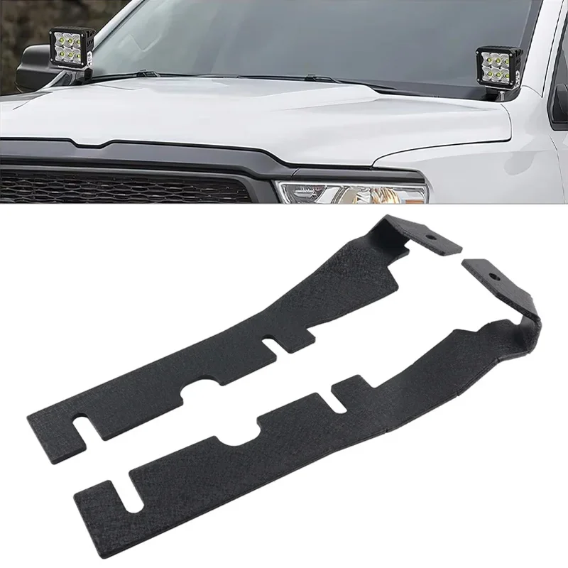 

Шарнир капота, светодиодный кронштейн для крепления фонаря для Dodge Ram 1500 2500 3500 2009-2018, кронштейны для крепления рабочего фонаря на капоте для бездорожья