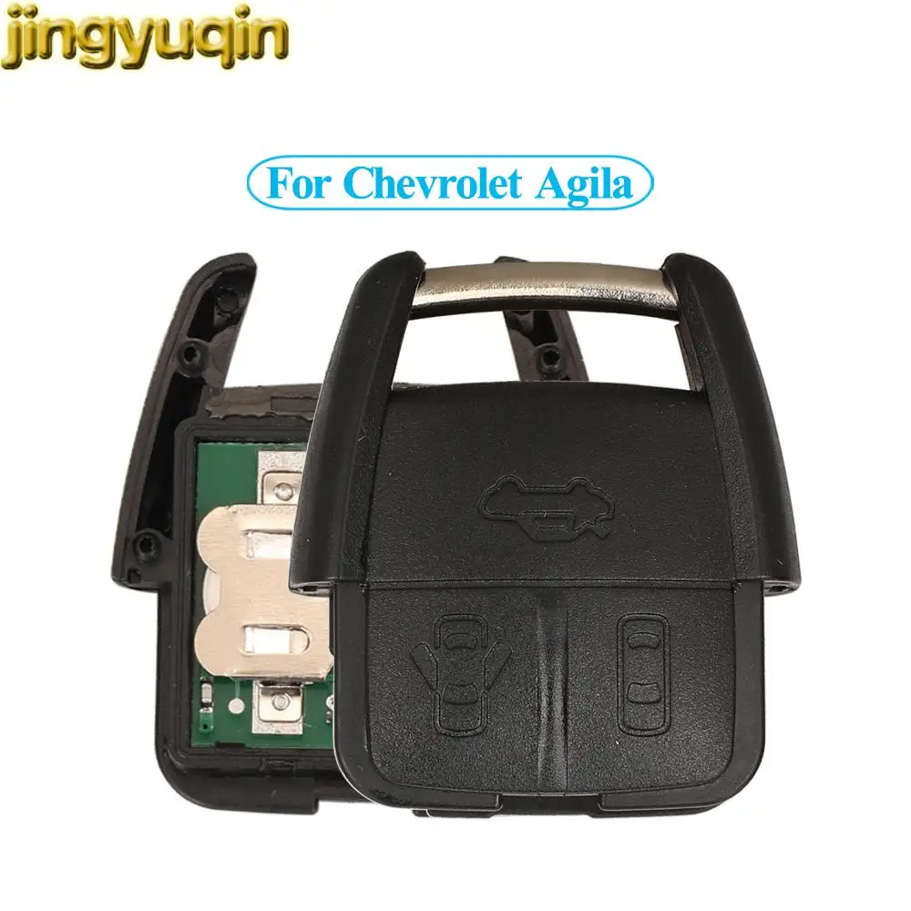 Jingyuqin Car Key Alarm Remote Fob ID40 Chip For Chevrolet Agila 2009-2011 Opel Vauxhall Brasil Version 3Button HU43/46/100/YM28