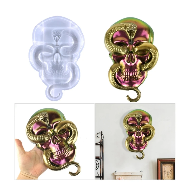 

Snakelike силиконовая форма в виде черепа для Хэллоуина