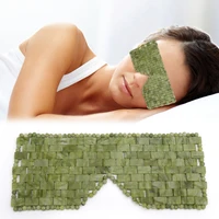 natural jade eye mask rose quartz eye mask massager sleep mask cold therapy removal massage eyes relax care tools eye relieve