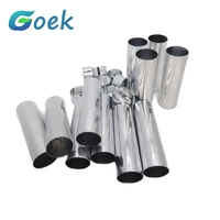 50pcsset dental empty aluminum cartridge cylinder with cap 2225mm 65 120mm dentistry tool material for technician