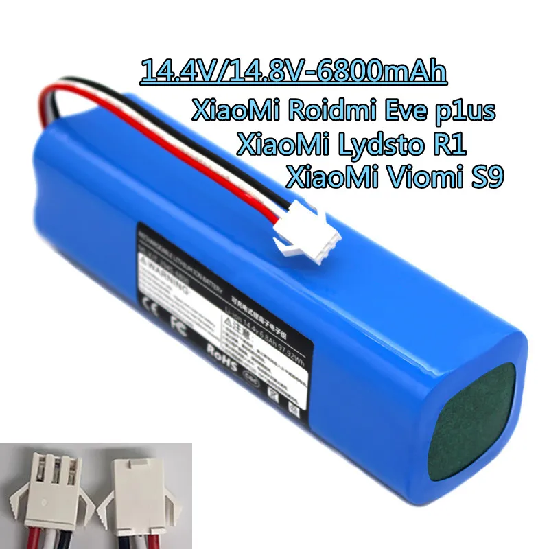 

For Xiaomi roidmi Eve plus original accessories 12.8V. 6800mAh. Rechargeable lithium battery pack For replacement and repair.