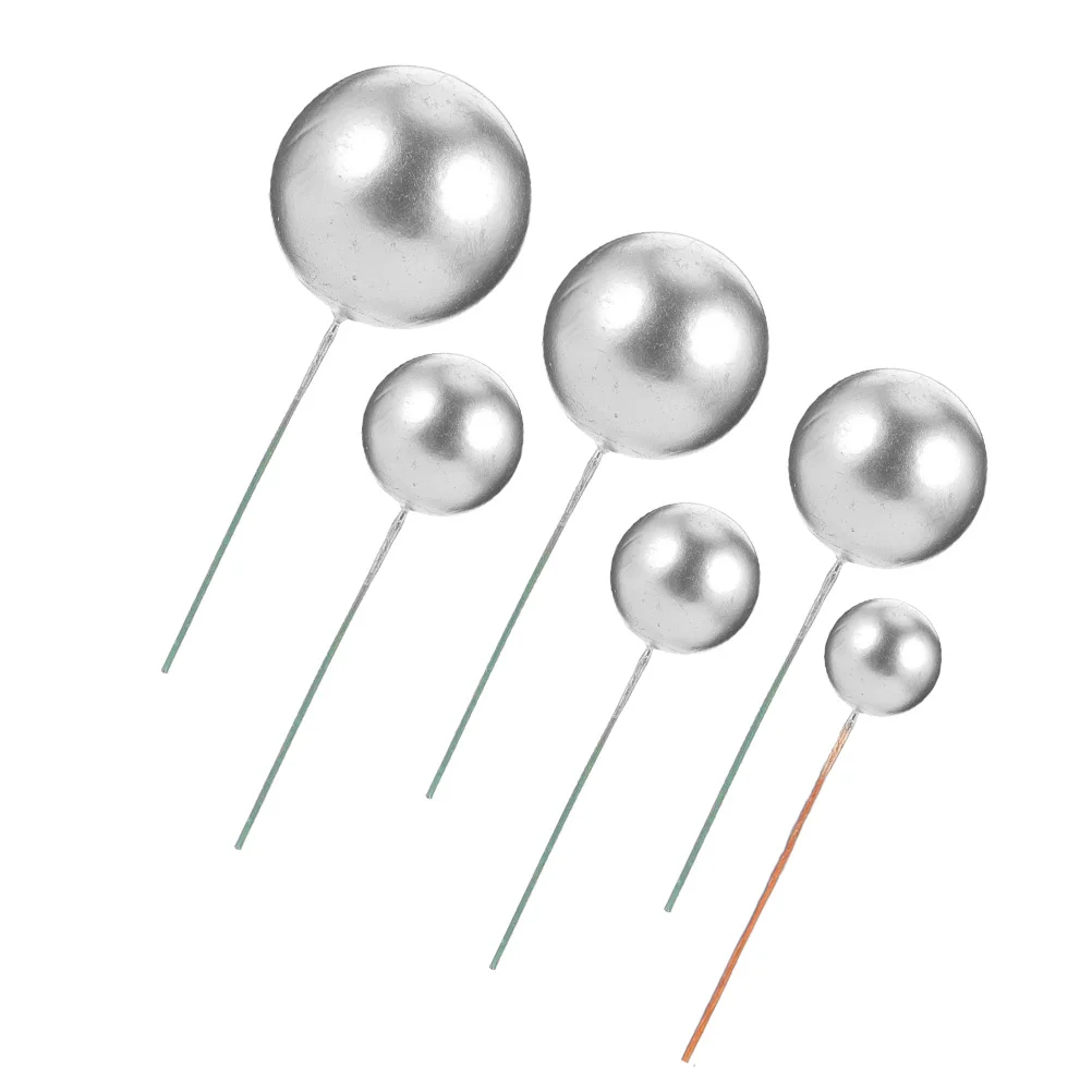 

Ballstoppers Cupcake Insert Picksdessert Decorations Mini Balloon Decorationpick Gold Diy Decor Silver Inserts Cakes Balloons