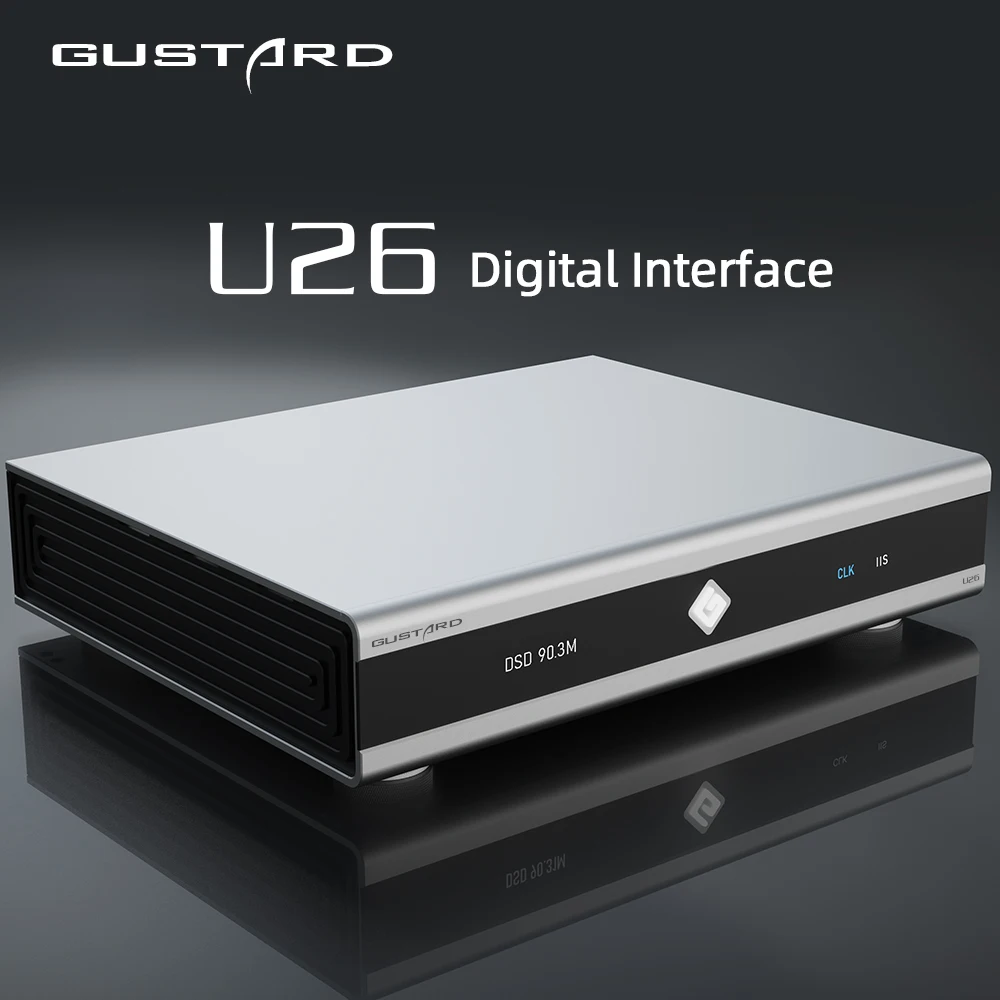 Фото Цифровой аудиоинтерфейс GUSTARD U26 USB с поддержкой DSD2048 и PCM1.536 МГц, технология полной изоляции от шумов ПК, USB-интерфейс с шумоподавлением №5