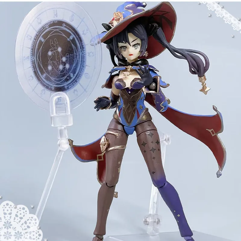 

Genshin Impact Figure Figma#548 Astrologist Mona Megistus Anime Girl Pvc Action Figure Toy Movable Game Collectible Model Doll