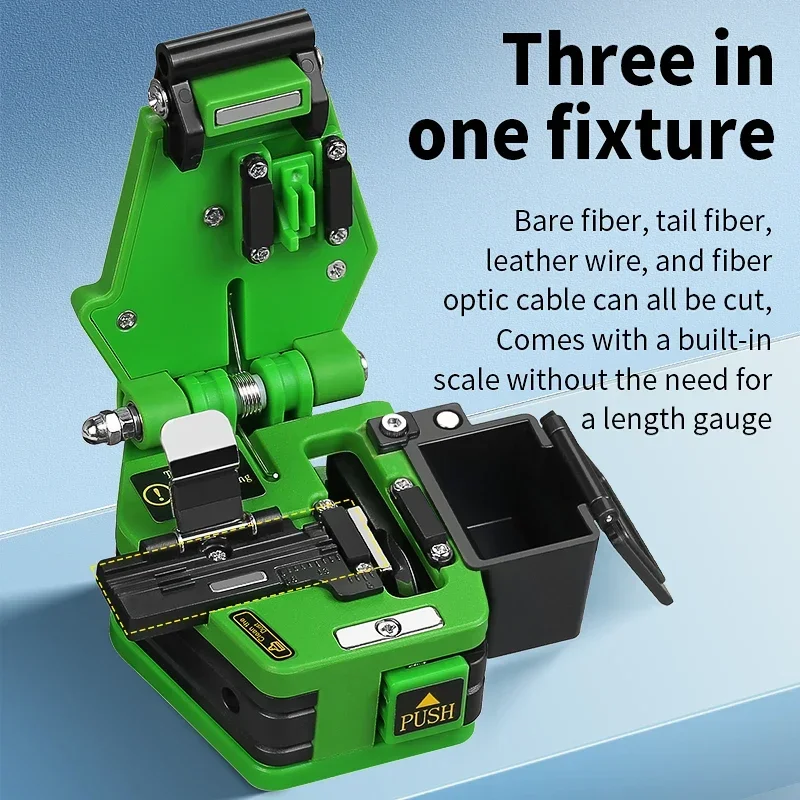 COMPTYCO AUA-60C Сколыватель волокна FTTH Кабельный нож для резки оптоволокна с коробкой