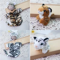 dvotinst newborn baby photography props 2022 cute tiger furry outfits hat doll 2 piece fotografia studio shooting photo props