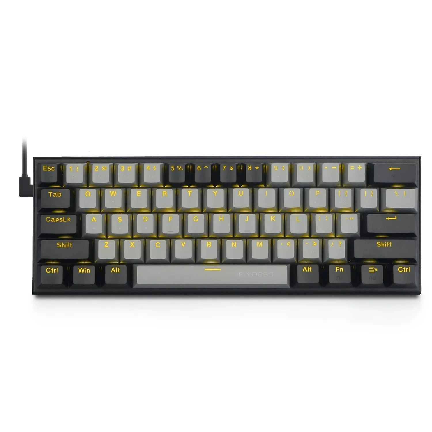 

New Z-11 60% Mechanical Keyboard USB Wired LED Backlit Axis Gaming Mechanical Keyboard 61 Key Optical Switches