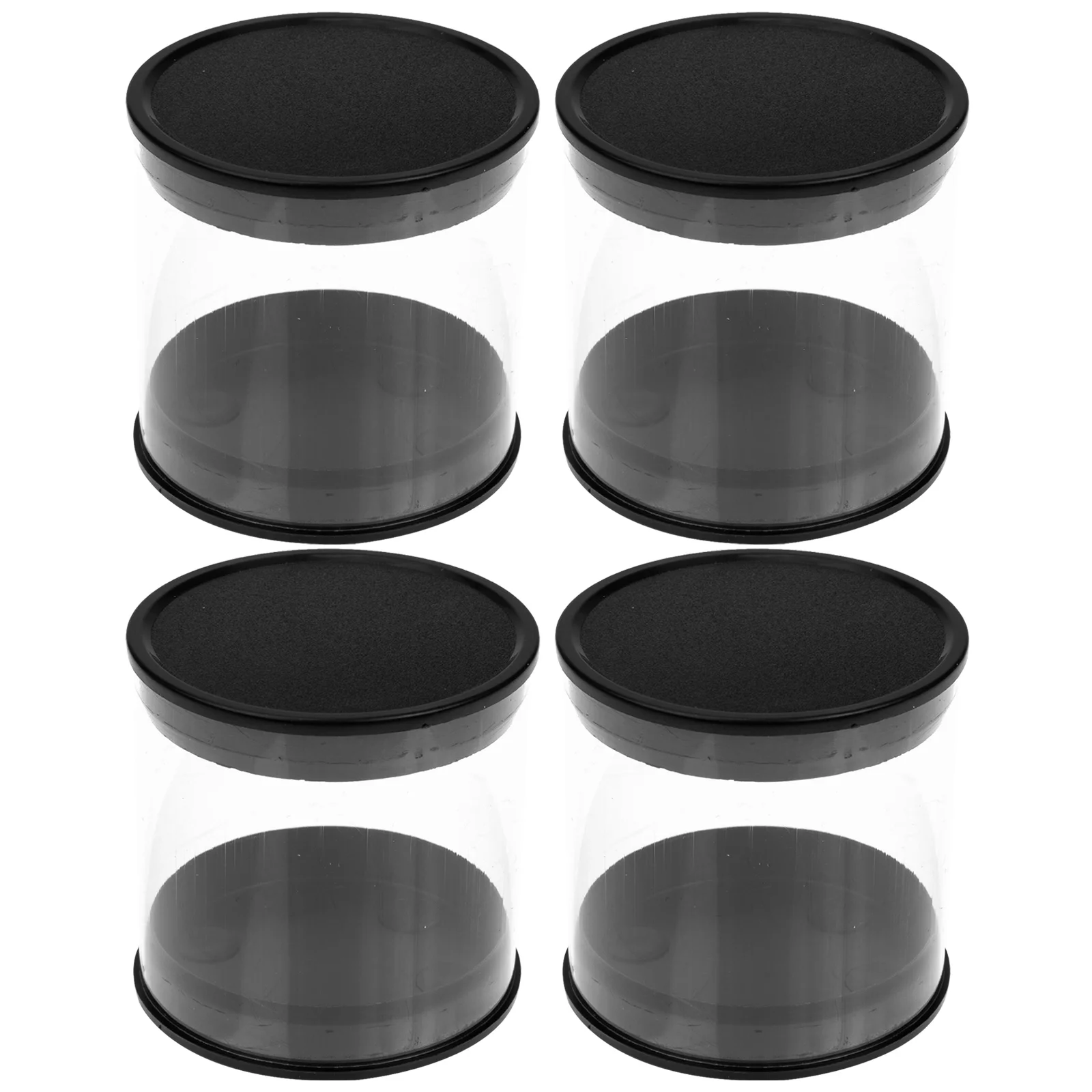 

4Pcs Golfs Display Box Golfs Case Outdoor Golfs Carrying Box Clear Golfs Box