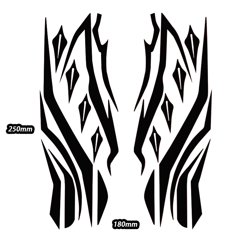 

Аксессуары для мотоциклов, наклейки на шлем, модифицированное украшение для желтого, красного, черной пантеры, абстракции