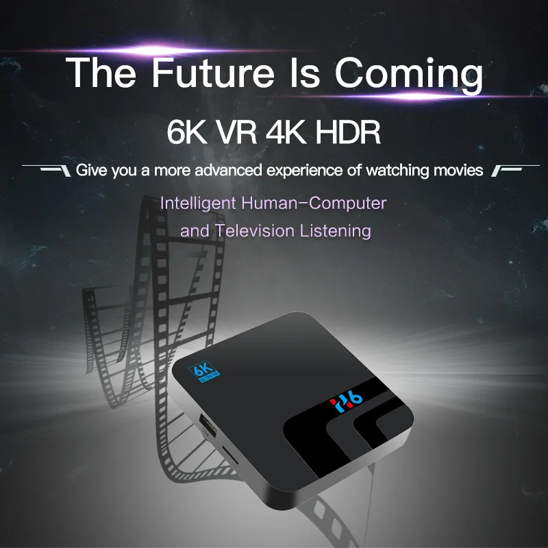 

ТВ-приставка 6K H616, 4 + 64 ГБ, Android