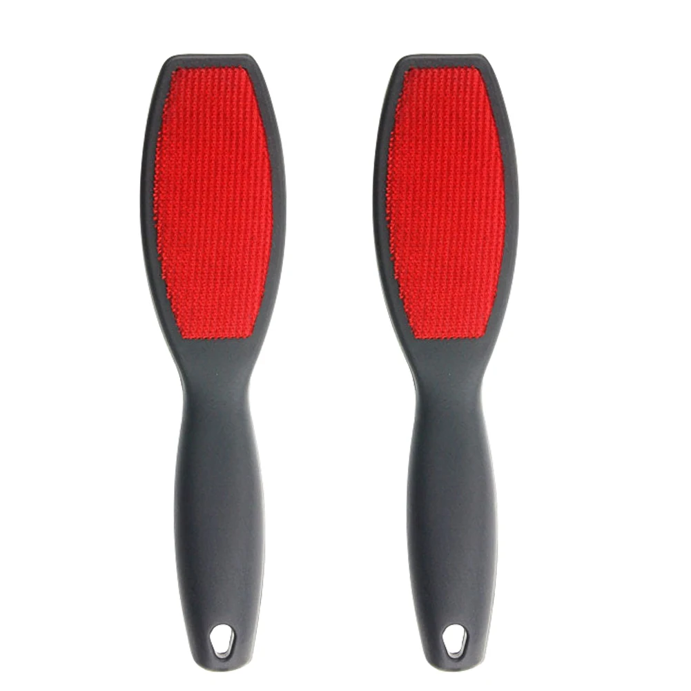 

2pcs Lint Brush Double Sided Couch Carpet Pet Hair Remover For Clothes Cat Dog Portable Reusable Fuzz Furniture Dust With Handle