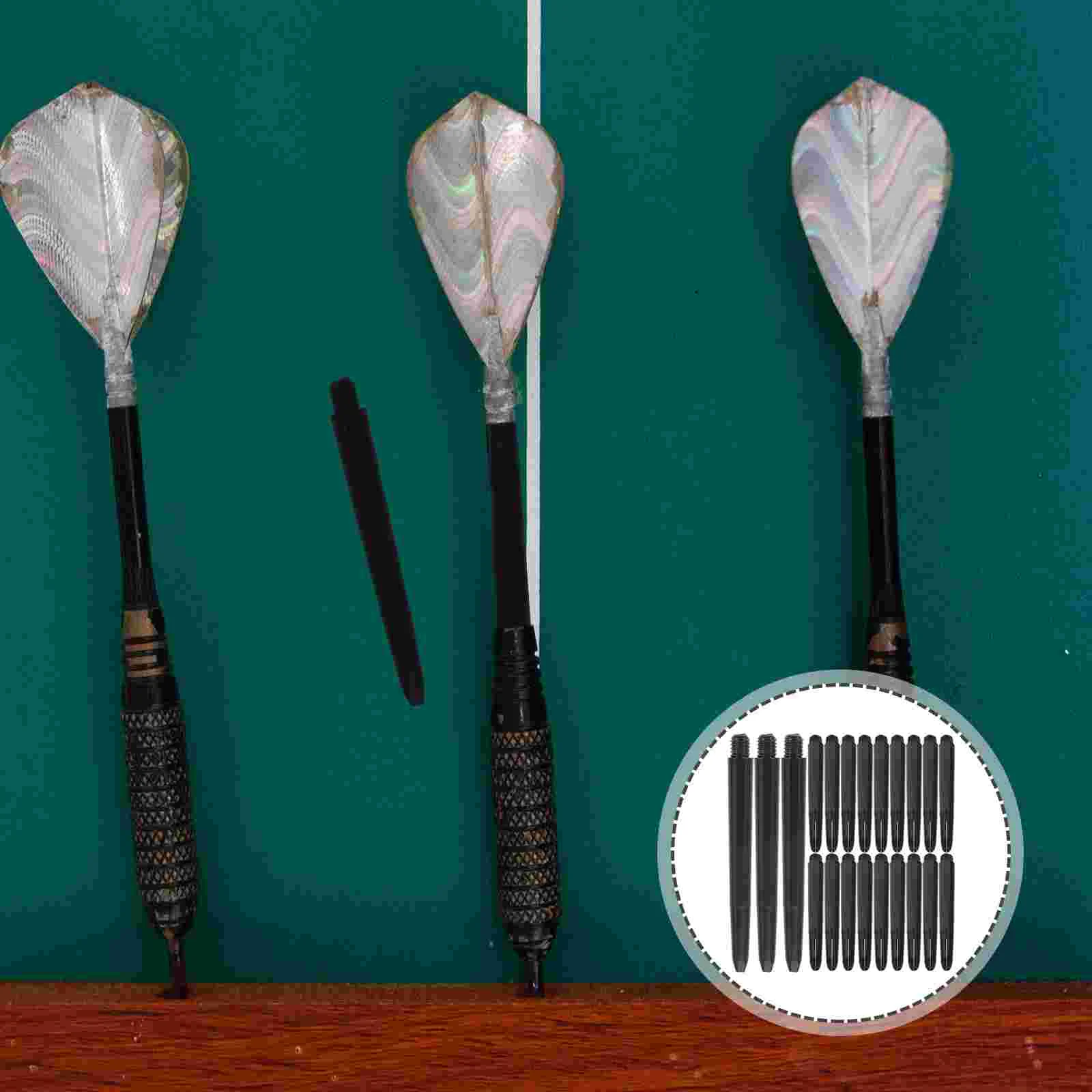 

50pcs Dart Plastic Shafts Thread Dart Stems Dart Accessories Dart Plaything Supply