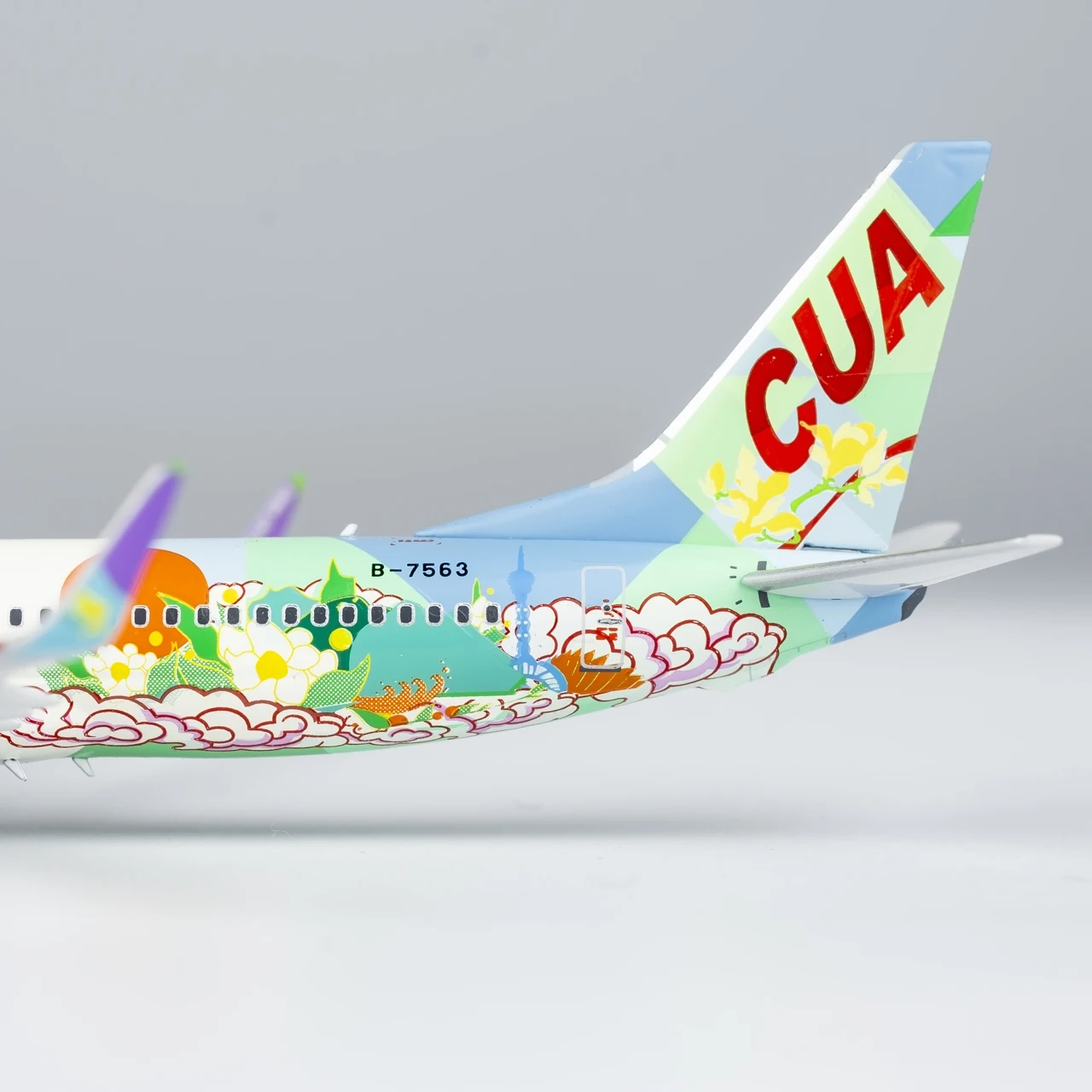 58223 Коллекционный самолет из сплава в подарок модель NG 1:400 Китай United Airlines B737-800