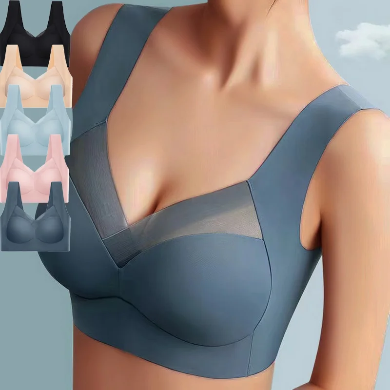 Женский бесшовный бюстгальтер с чашками пуш-ап без косточек |