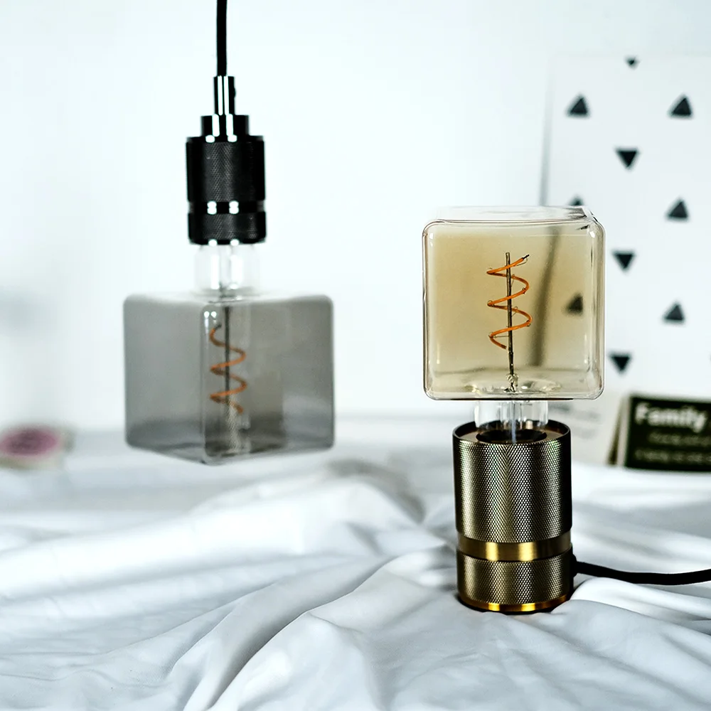 TIANFAN светодиодные лампы винтажная светильник почка кубик льда 4 Вт с регулируемой