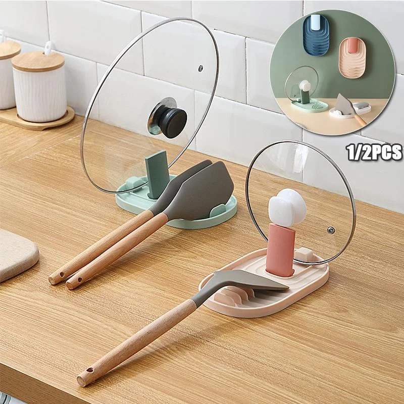 

Pot Lid Shovel Storage Rack Simple Practical Kitchen Pot Lid Truner Frame Storage Rack Multifunctional