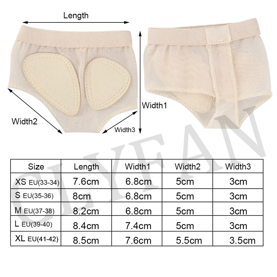 CLYFAN/балетки для девочек полутуфли живота мягкая подошва защита лап ног накладка